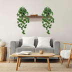 Set of 2 Fake Ivy Plant for Home Decor Indoor Silk Artificial Hanging Plant 25" Fake Ivy Vine Faux Ivy Leaves for House Room Indoor Outdoor Home Shelf Office Plant Decor
