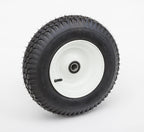 16" Pneumatic Tire | Replacement Wheelbarrow Tire | Tire for Handtrucks, ATV Trailers |1" Roller Bearing | 3" Offset Hub