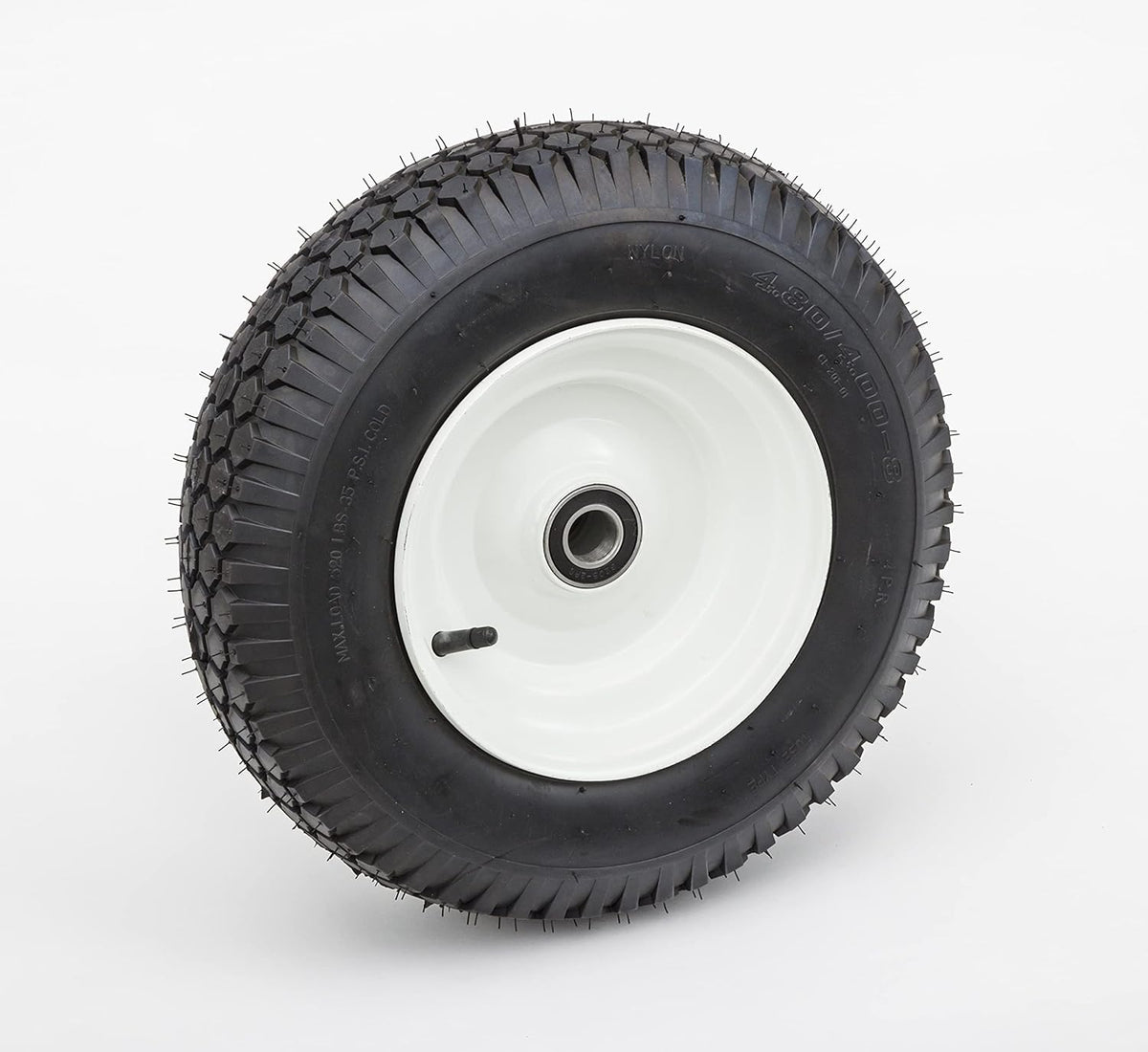 16" Pneumatic Tire | Replacement Wheelbarrow Tire | Tire for Handtrucks, ATV Trailers |1" Roller Bearing | 3" Offset Hub