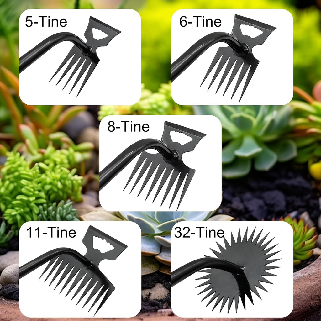 4 Pack Uprooting Weed Pulling Tools,Garden Hand Weeder Tools, Manual Multifunctional Weeders Gardening Tools for Yard and Garden