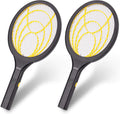 mafiti Fly Swatter Electric, Battery Powered Fly Killer Mosquito Zapper Bug Zapper Racket for Indoor Outdoor (2 Pack)