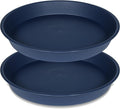 2 Pack of Bird Bath Bowl 12", 1.6" Depth, 10 12 inch Birdbath Bowls Dish Only for The Garden, Large Plant Saucer (12", Blue)