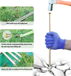 10 Pcs 16 Inch Landscape Stakes, Heavy Duty Galvanized Rebar Stakes for Paver Edging, Weed Barrier, Floor Covering, Artificial Turf, Camping Tent and More