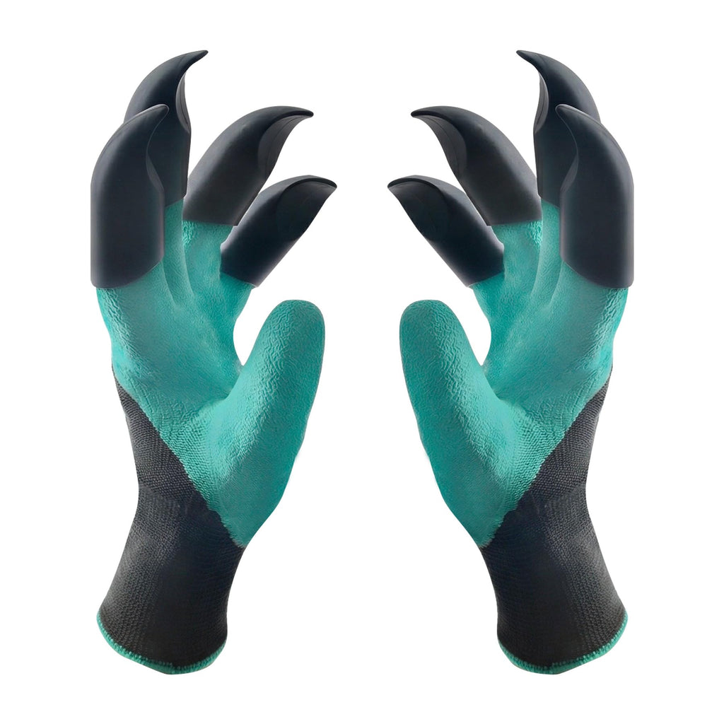 Teikou Gardening Gloves with Claw, Waterproof, Universal Fit，(Green)