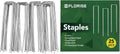 6 Inch Garden Stakes, 25 Pack Landscape Staples Anti-Rust 11 Gauge Galvanized Ground Stakes Pins for Yard Fabric, Lawns, Weed Barriers, Landscape Fabrics, Irrigation Hose