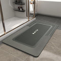 Bath Mat-Bathroom Mat Rug Non Slip Super Absorbent Stain Resistant Quick Dry Thin Bathroom Rug-Bath Mats for Bathroom Floor Bathtub Vanity-Bathmat Bath Rug Easy Care-24"x35",Darkgrey
