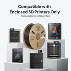 ELEGOO ASA Filament 1.75mm Gray 1KG, UV & Weather Resistant 3D Printer Filament for Outdoor Functional Parts, High Impact Strength Engineering Grad 1kg Spool (2.2lbs) Fit for FDM Printers