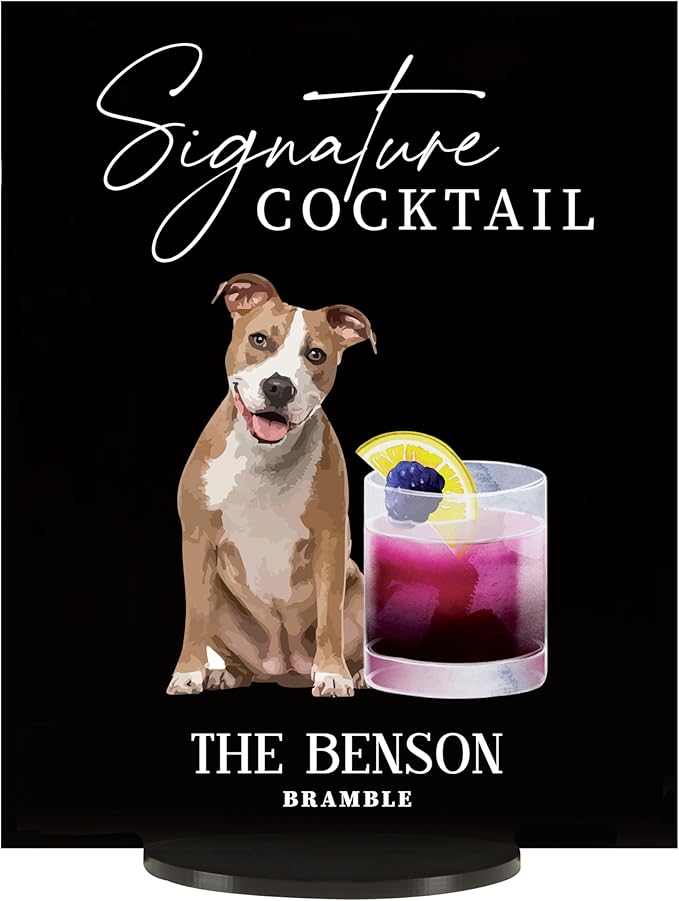 Pet Signature Drink Wedding Signs