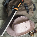 Machete for Yard Work and Cutting Trees Heavy Duty Machetes Brush Clearing Sickle Knife with Cold Steel Blade, Hand Harvest Sickle for Weeding Gardening