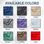 Casa Lino Linen Brown Bath Towels Set of 4 (54" x 27") - Large Bathroom Towel Set - 100% Cotton Towels for Bathroom - Highly Absorbent & Quick Dry Bath Towel Multipack - New Apartment Essentials