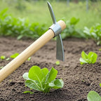 2 Pack 16 Inch Garden Pick Axe, Stainless Steel Hoe with Hardwood Handle, Pick Mattock Hoe, Mattock Cutter for Weeding, Digging, Landscaping, Loosening Soil