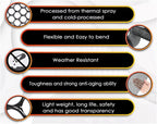 Plastic Wire Mesh Fence, Black Safety Fence Balcony Protection Net 39.3 Inch X 32.8FT Poultry Fence Roll for Garden Chicken Rabbit Construction Barrier(Size:1x20M - Mesh 1.2cm)