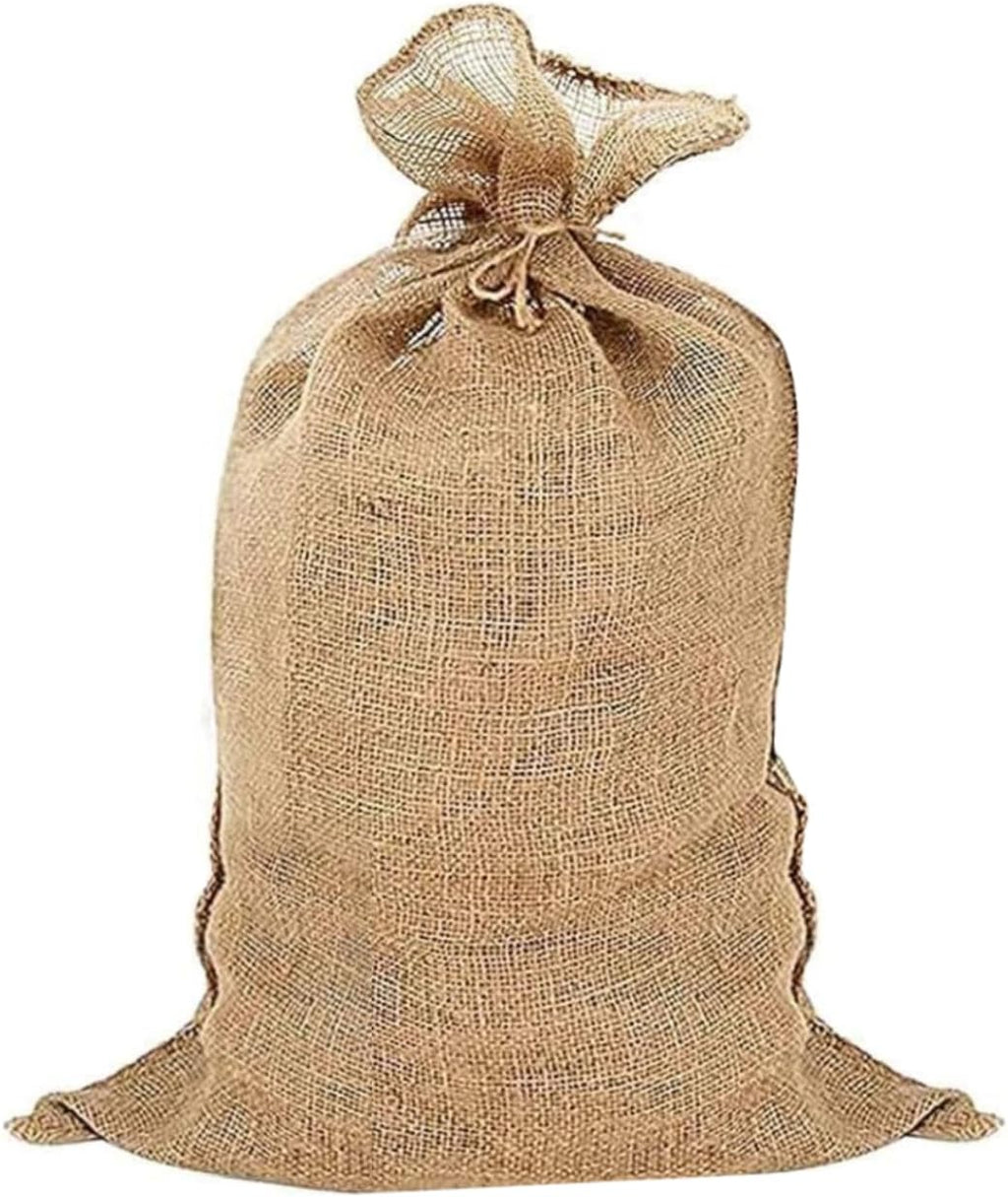 Agfabric Burlap Sack 1pack 22"×36", 100% Jute Storage Bag with String, Reusable Potato Storage Bag for Food Storage, Plant Gardening Planting, Food Grade, Set of 1