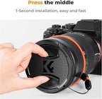 K&F CONCEPT 58mm CPL MCUV ND1000 Lens Filter 2 Lens Caps Kits Waterproof Polarizing + UV Protection + Fixed Neutral Density Camera Lens Filter with 24 Layer Coatings