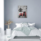 Boxing Posters Wall Art Red Boxing Gloves Pictures Wall Decor Black And White Inspirational Quotes Canvas Prints Painting Artwork Sports Canvas Home Decorations For Teen Boys Room Dorm Bedroom 12"x16"