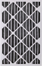 Nordic Pure 20x25x4 (Actual Size: 19 1/2 x 24 1/2 x 3 5/8) Pleated Air Filter MERV 12 Pleated + Carbon 6 Pack
