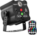 POCOCO DJ Disco Stage Party Lights - Battery Powered Laser Light - Sound Activated Strobe Projector for Christmas Halloween Decorations Karaoke Pub KTV Bar Dance Gift Birthday Wedding