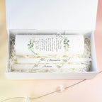 Unity Candles for Wedding, Modern Unity Set, Custom and Personalized Taper Candles with Bible Quote, Unscented White Premium Wax, Religious and Wedding Ceremony, Special Events (Custom Names)