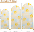 Wedding Arch Cover 6.6FT Spandex Arch Backdrop Cover Stretchy Backdrop for Wedding Birthday Party Decoration Baby Shower