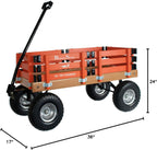 Berlin Flyer Sport Wagon - Model F410 - Amish Made in Ohio, USA - 10" No-Flat Tires (Orange)
