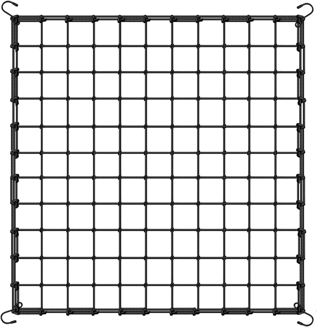 2 Pack 4x4 Trellis Netting for 4x4/8x4 Grow Tent, Heavy Duty Elastic Scrog Net with Hooks for Indoor Plant Growing Tents, Flexible Trellis Net Support for Hydroponics,Outdoor Climbing Plant