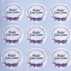 Custom Stickers for Weddings, Birthdays & Businesses - Personalized Labels with Your Logo - Waterproof, Fade and Heat Resistant - Pack of 100-1000 (Wreath O, 3 Inch)