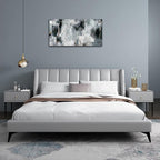NINEASO Black Gray Abstract Wall Art - Abstract Canvas Pictures for Wall Decor Modern Abstract Canvas Painting Artwork for Living Room Bedroom Home Office Wall Decorations 20" x 40"