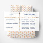 Kotton Culture Oversized King Size Duvet Cover Set 100% Egyptian Cotton - 600 Thread Count Breathable Durable Comforter Cover Zipper Closure & Corner Ties (Pastel Dreams,Oversized King 120"X98")