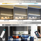 16 Lights Modern Glam Crystal Chandelier for High Ceiling LED Dimmable Pendant Light for Staircase Foyer Enterway Living Room Chandelier Lighting Gold