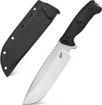 Eafengrow EF143 Fixed Blade Knife AUS-10 Steel Blade Micarta Handle Full Tang EDC Tool Straight Knife for Working Camping Hunting