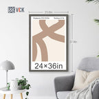 VCK 24x36 Poster Frame Set of 4 - Grey, Gallery-Quality Wood Picture Frames, 1.1-Inch Wide Border, Polished Plexiglass, Vertical or Horizontal Wall Display for Photo/Art/Prints, Grey