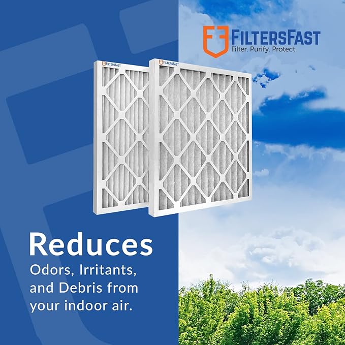 Filters Fast 30x36x1 Air Filter MERV 11, 1" AC Furnace Air Filters, Made in the USA, Actual Size: 29.5"x35.5"x0.75, 6 Pack
