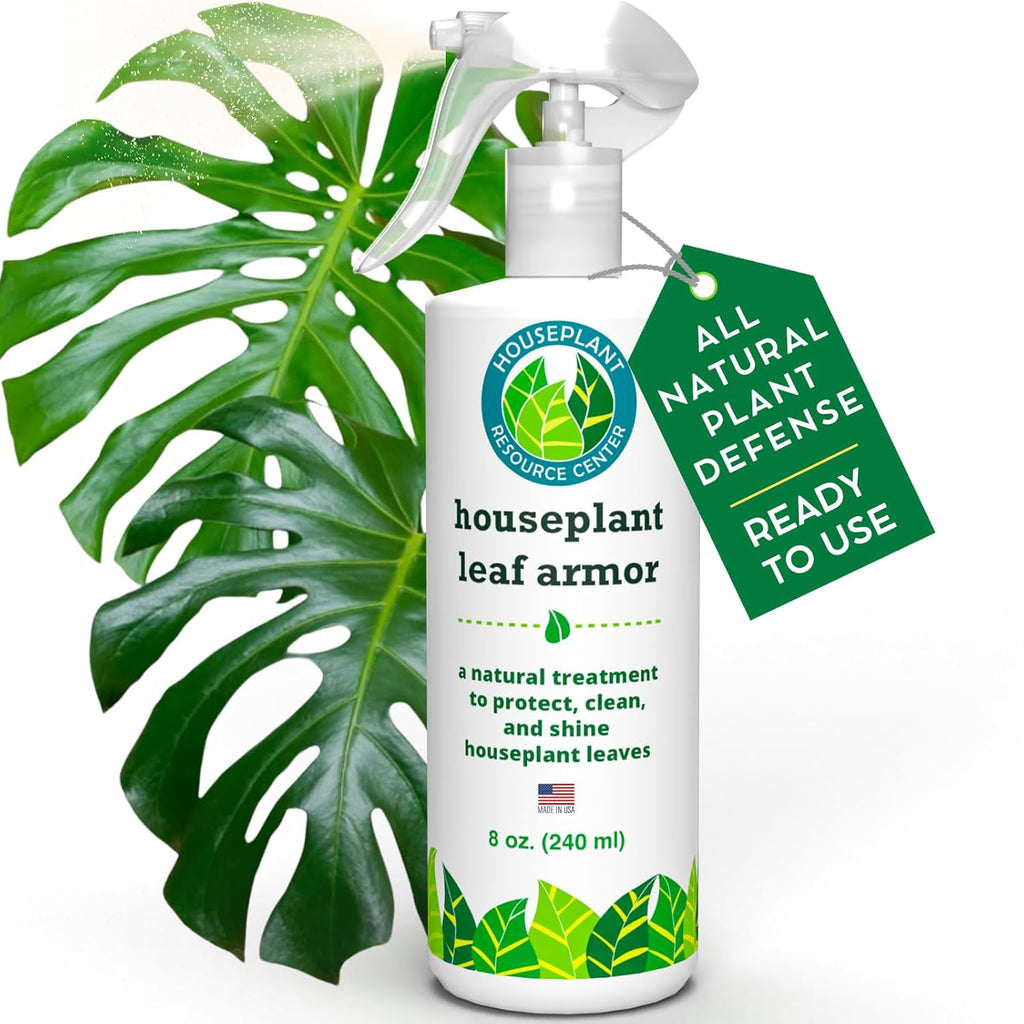Leaf Armor Spray for Houseplants – Protects Against Fungal Leaf Spots, Bacteria, Pathogens & Yellowing | Natural & Non-Toxic Formula | Ready-to-Use | Made in USA – 8 oz