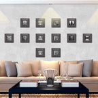 RPJC 4x4 inch Picture Frame Made of Solid Wood High Definition Glass for Wall Mounting Photo Frame Driftwood Finish