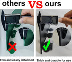 Landscape Edging Kit,40FT Plastic Garden Edging with 50 Stakes,4.5 Inch Tall Lawn Edging for Yard,Lawn,Flower Gardens Border (Black, 40FT)
