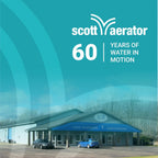 Scott Aerator 3/4 Horse Power 230V Muck Blaster - 50ft Cord | 3/4 Horse Power Aquasweep w/Truss Mount | Water Circulator | Water Agitator | Water Mover | Muck Blower