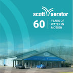Scott Aerator 1 Horse Power, 115V Muck Blaster -100ft Cord | 1HP Aquasweep w/Post Mount | Water Circulator | Water Agitator | Water Mover | Muck Blower