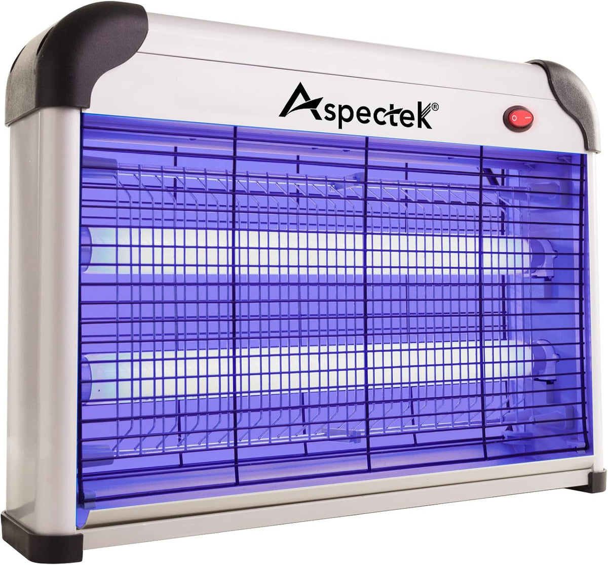 Aspectek 20W Electric Indoor Bug Zapper, Mosquito, Moth, Wasp, Insect Killer, Fly Zapper, Bug Lamp Light for Home, Restaurant, Office Use with Protection Mesh Film. Efficient & Effective