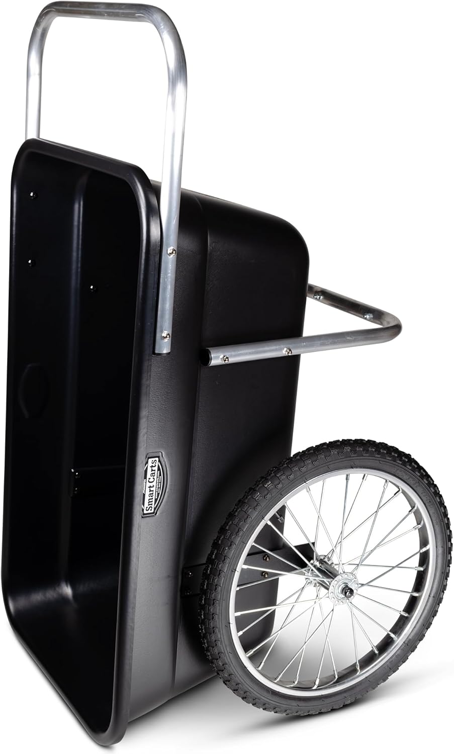 Smart Carts Premium Yard Cart - Strong, Lightweight, and Perfectly Balanced (20" Air Filled Wheels)
