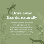 Lizard Control Spray - 32 oz - Natural Peppermint Formula - Indoor & Outdoor Use - Keeps Iguanas Away - Safe Around Kids & Pets