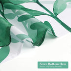 MitoVilla Teal Blue Eucalyptus Shower Curtain, Turquoise Green Plant Leaves Vintage Fabric Shower Curtains for Rustic Bathroom Decor, Chic Modern Botanical Shower Curtain, 72x72