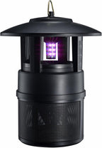 Mosquito Trap Outdoor, Flying Insect Bug Trap with Lighting, Sleep and Timer Functions, Gnat Flies Moths Wasps Beetles Catcher, Indoor Bug Mosquito Zapper Alternative, Black