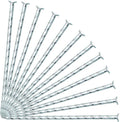 50/100/150 Pack 6" Solid Galvanized Non-Rust Metal Garden Stakes Spiral Landscape Edging Anchors for Paver Edging, Gardening, House Construction, etc (150)