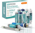 NU Aqua Reverse Osmosis Water Filter System Replacement Set - 7 Stage 1 Year Alkaline & UV Under Sink Kit - Membrane, Sediment, Carbon Filters, Parts & Fittings - Universal RO Filtration Cartridge