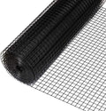 Fencer Wire Hardware Cloth with 1-Inch Grid, 16 Gauge Black Vinyl Coated Welded Fence Mesh Roll for Home and Garden Fence and Pet Enclosures Protect (24 Inch x 50 ft.)