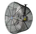 Schaefer VK20-B VersaKool Air Circulator Fan & Aluminum Blade, Ceiling Wall Mount Greenhouse Fan, 5470 CFM, 1/3 hp, Energy-Efficient Commercial use for Patio, Garage, Industrial & Workshop (Black)