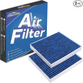 2-PACK HEPA Cabin Air Filter Fits for Tucson Kona Veloster VELOSTER N VENUE Soul Sportage SELTOS Activated Carbon Cabin Filter Replacement 97133-D1000 97133-D3000 CF12160 Accessories