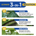 GrowSafe Bio-Pesticide, Organic and Natural Miticide, Fungicide and Insecticide (8.5 fl.oz)