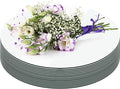 Round Mirror Centerpieces, Acrylic Circular Plates for Table Decoration, 15 Pack, Wedding Party Decor, Candle Tray (6inch)