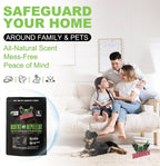 BugBarrier's Extra-Strength Mouse Repellent Deterrent Pouches, USDA 99% Biobased, Peppermint & Rosemary Oils Repel Mice Nesting in Car, RV, Boat, Garage, Shed, Cabin Made in The USA (Pack of 12)